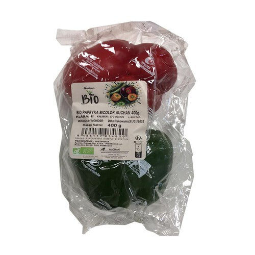 BIO Papryka Bicolor Warzywa Auchan 400 g