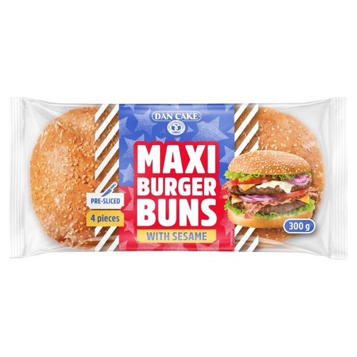 Maxi burger z sezamem Dan Cake 300 g