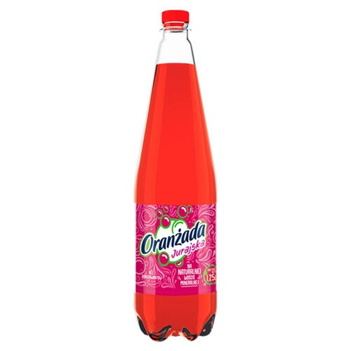 Napój gazowany oranżada czerwona Jurajska 1,25 l