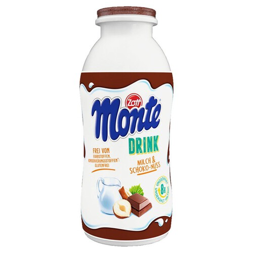 Napój mleczny z czekoladą i orzechami laskowymi UHT Zott 200 ml