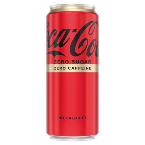 Napój gazowany o smaku cola zero kofeiny Coca-Cola 330 ml