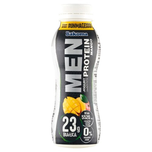 Men jogurt pitny wysokobiałkowy mango Bakoma 230 g