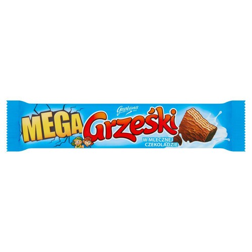 Wafel przekładany kremem w czekoladzie mlecznej Grześki 48 g
