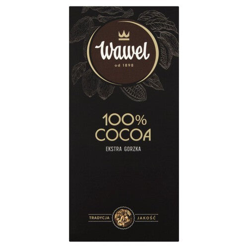 Czekolada Ekstra gorzka 100% kakao Wawel 80 g