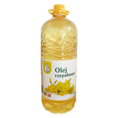 Olej rzepakowy   Auchan 3 l