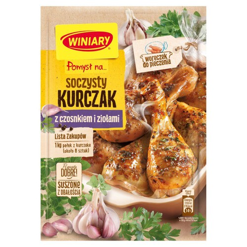 Pomysł na...Soczysty kurczak z czosnkiem i ziołami Winiary 30 g