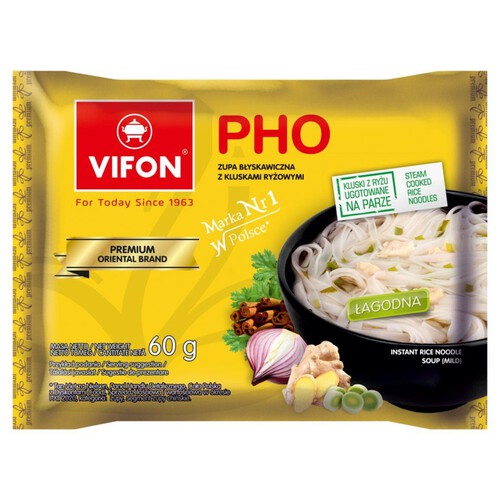 Zupa Pho instant z kluskami ryżowymi  Vifon 60 g