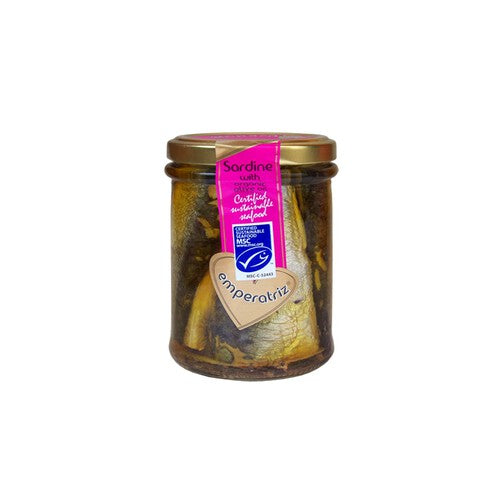 Bio sardynki w oliwie  Emperatriz 190 g