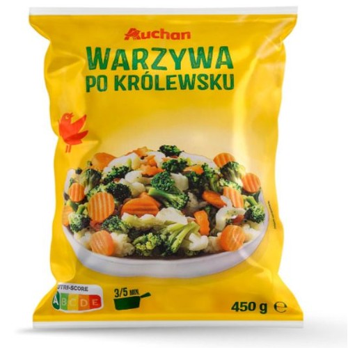 Warzywa po królewsku   Auchan 450 g